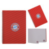 FC Bayern München 2er Set Notizbuch mit Spiralbindung | A4 + A5 | Ringbuch | FCB