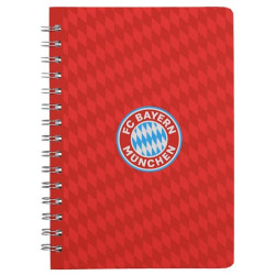 FC Bayern München 2er Set Notizbuch mit Spiralbindung | A4 + A5 | Ringbuch | FCB