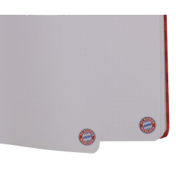 FC Bayern München 2er Set Notizbuch mit Spiralbindung | A4 + A5 | Ringbuch | FCB