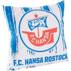 F.C. Hansa Rostock Kissen - Streifen - Kuschelkissen | Dekokissen | Kissen FCH