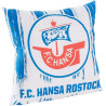 F.C. Hansa Rostock Kissen - Streifen - Kuschelkissen | Dekokissen | Kissen FCH