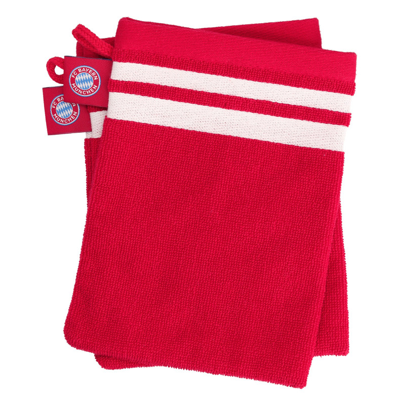 FC Bayern München Waschhandschuh 2er Set | Waschlappen | Seiflappen | FCB