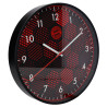 FC Bayern München Wanduhr Glow in the dark | Ø 30 cm | nachtleuchtend | Uhr | FCB