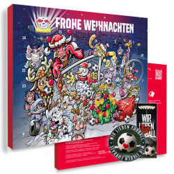 RB Leipzig Adventskalender gefüllt  mit Schokolade | Weihnachtskalender | RBL