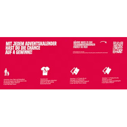 RB Leipzig Adventskalender gefüllt  mit Schokolade | Weihnachtskalender | RBL