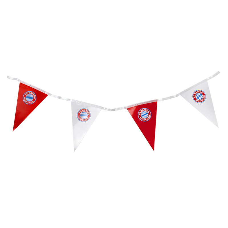 FC Bayern München Wimpelkette Logo | Rot-Weiß  | 6 m | | FCB