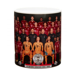 FC Bayern München Tasse - Team 2021/22 - Kaffeetasse | FCB | Sammlerstück