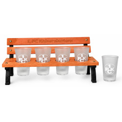 1. FC Kaiserslautern Schnapsbank mit 4 Schnapsgläsern | Shot Glas | FCK