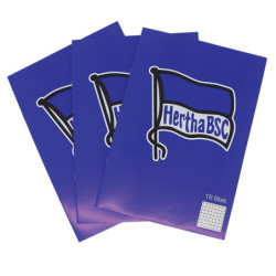 Hertha BSC Berlin Schreibheft 3er Set | Heft | HBSC