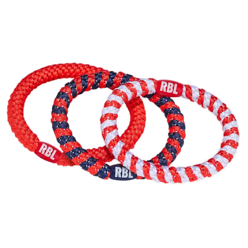 RB Leipzig Haargummi 3er Set | Zopfgummi | Armband | RBL