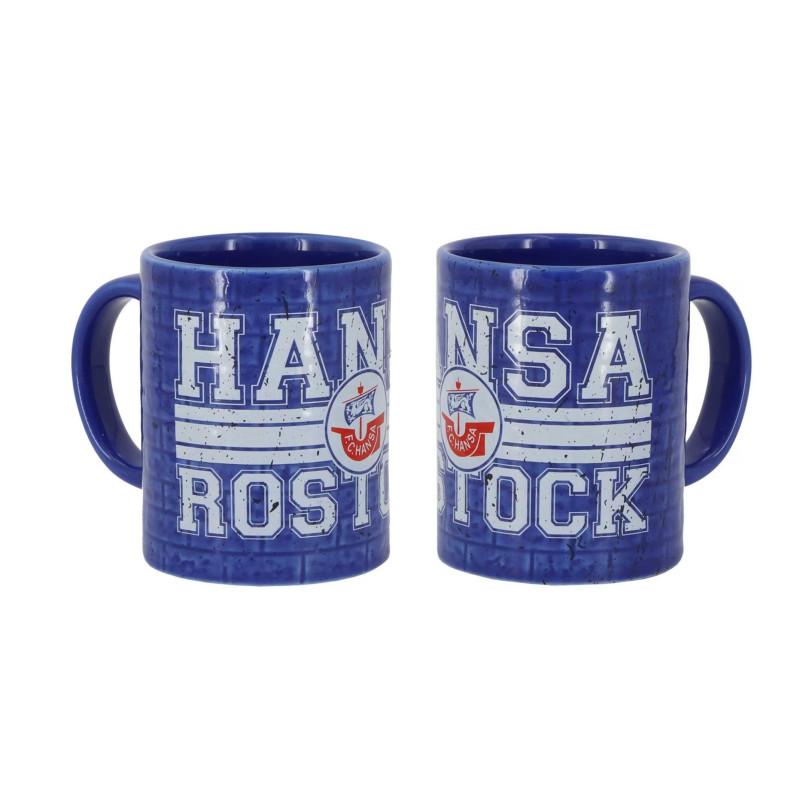 F.C. Hansa Rostock Tasse - Mauer - blau | Kaffeetasse | FCH
