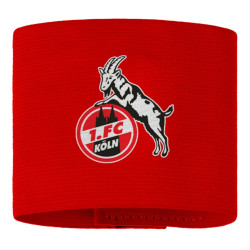 1. FC Köln Kapitänsbinde mit Klettverschluss | Rot | Spielführerbinde | Armbinde