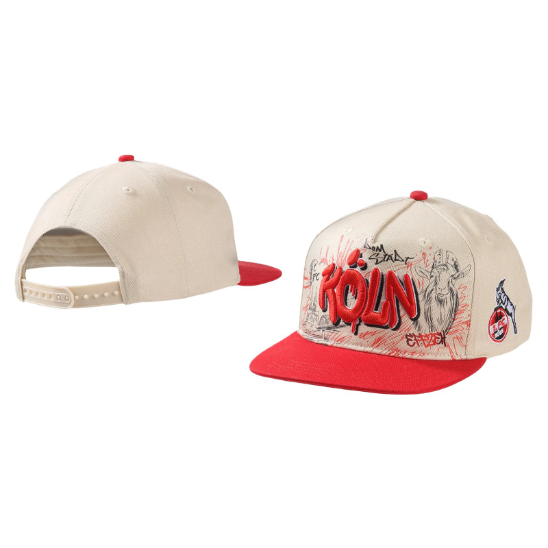 1. FC Köln Kinder Cap - Graffiti - Kappe | Schildmütze | Basecap | Flatcap