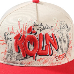 1. FC Köln Kinder Cap - Graffiti - Kappe | Schildmütze | Basecap | Flatcap