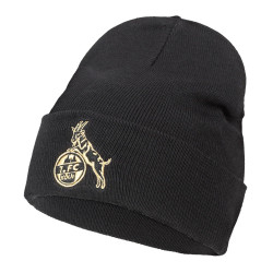 1. FC Köln Mütze - Gold - schwarz | Strickmütze | Beanie