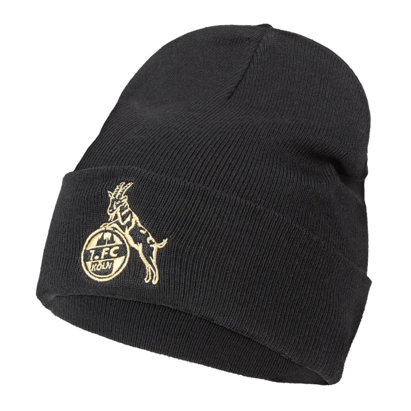 1. FC Köln Mütze - Gold - schwarz | Strickmütze | Beanie