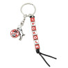 1. FC Köln Schlüsselanhänger - Würfelkette Pylon - mit Logo Charm-Anhänger