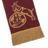 1. FC Köln Premiumschal - Willi Ostermann -  bordeaux | Schal  | Fanschal | Strickschal
