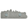 1. FC Köln Magnet - Skyline - Metall | Kühlschrankmagnet