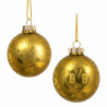 Borussia Dortmund Christbaumkugeln 6er Set | Weihnachtskugeln | Weihnachtsbaumkugeln | BVB 09