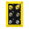Borussia Dortmund Christbaumkugeln 6er Set | Weihnachtskugeln | Weihnachtsbaumkugeln | BVB 09