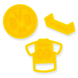 Borussia Dortmund  Ausstechformen | Plätzchen Form | Keksform | Keksausstecher | BVB 09