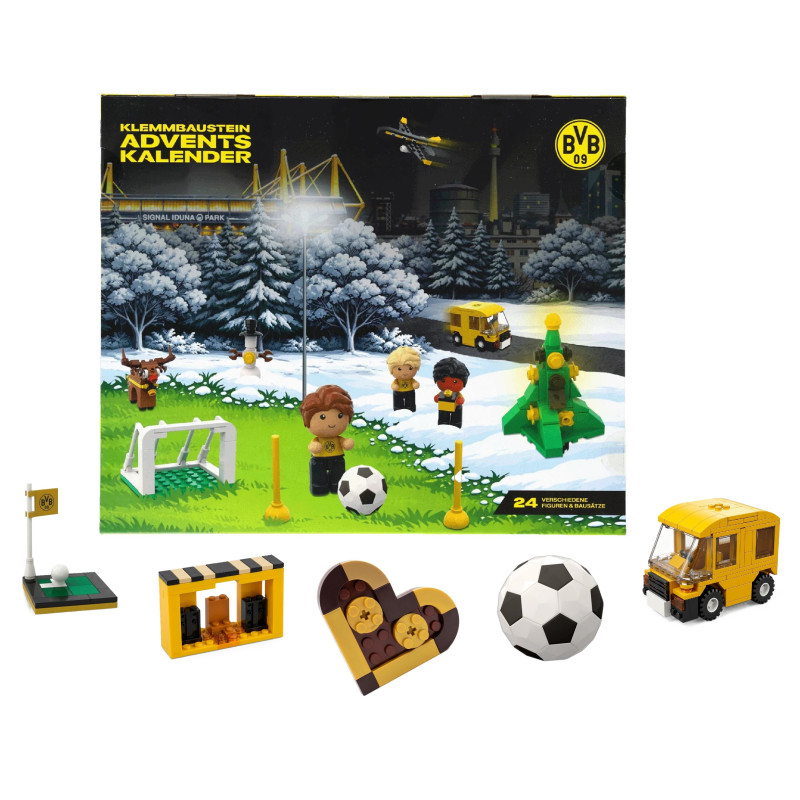 Borussia Dortmund Adventskalender Klemmbausteine | Kinder | Weihnachtskalender | BVB 09