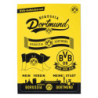Borussia Dortmund Aufkleberkarte - BORUSSIA - 5er Set  Aufkleber, Sticker  BVB 09