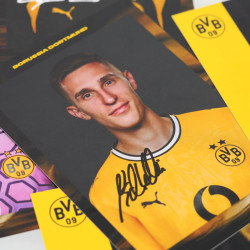Borussia Dortmund Autogrammkarten mit gedruckten Unterschriften 26/27 | Sammelkarten | BVB 09
