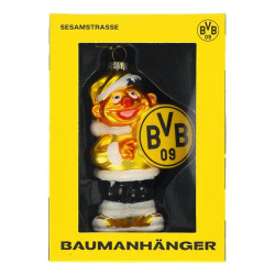 Borussia Dortmund Weihnachtskugel - Ernie - Baumanhänger | Kugel | Christbaumkugel | BVB 09