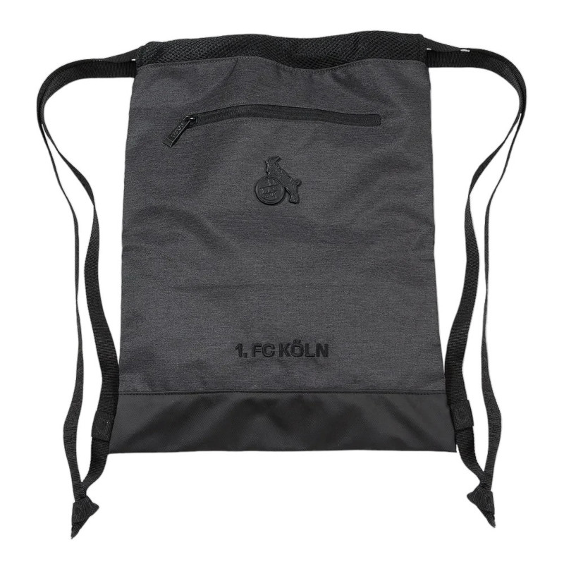 Kopie von 1. FC Köln Turnbeutel Anthra | Sportbeutel | Gym Bag | Rucksack | Sports Bag