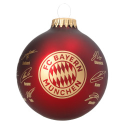 FC Bayern München Christbaumkugel  - Signature 2026/27 -  Weihnachtskugel FCB