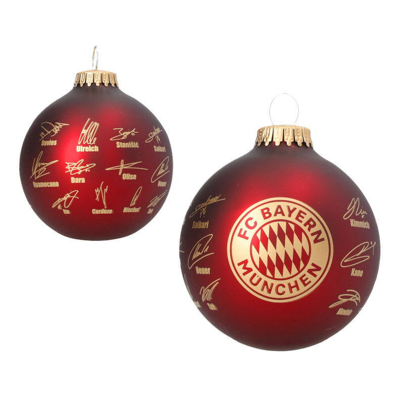FC Bayern München Christbaumkugel  - Signature 2026/27 -  Weihnachtskugel FCB