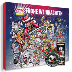 RB Leipzig Adventskalender gefüllt  mit Schokolade -  Plus RBL Tasse  Signature
