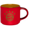 FC Bayern München Tasse rotmetallic-gold - 5 Sterne Logo - Kaffeetasse | FCB