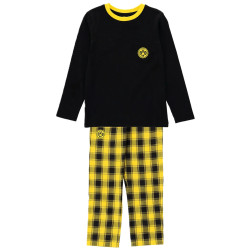 Borussia Dortmund Kinder Schlafanzug  | Pyjama | langarm | BVB 09 - Gr. 116 bis 164