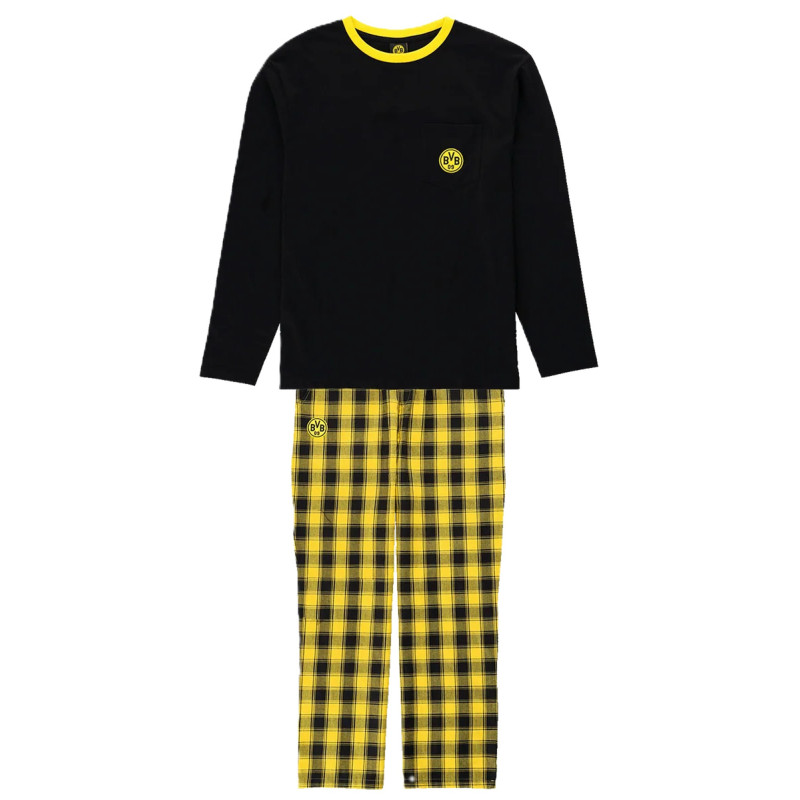 Borussia Dortmund Schlafanzug  | Pyjama | langarm | BVB 09 - Gr. S bis 3XL