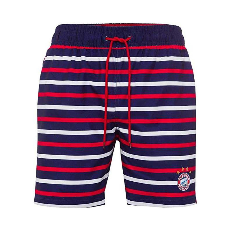 FC Bayern München Badeshort gestreift Gr. XXL Badehose | Schwimmshorts FCB