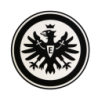 Eintracht Frankfurt Aufkleber -  Logo schwarz - Sticker Ø 9 cm |  Autoaufkleber SGE
