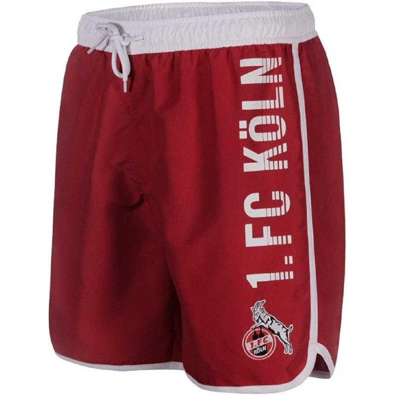 1. FC Köln Badeshort - Wasserturmstraße - rot Badehose Gr. 152