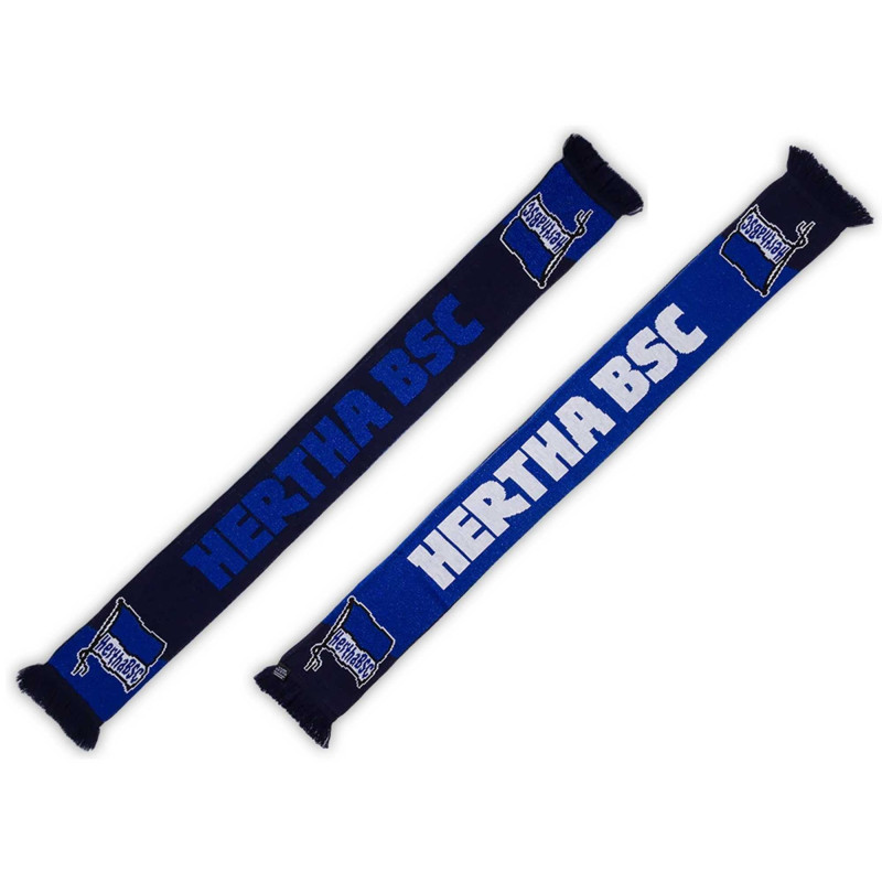 Hertha BSC Berlin Schal - Glitzer - Lurex | Fanschal | HBSCB