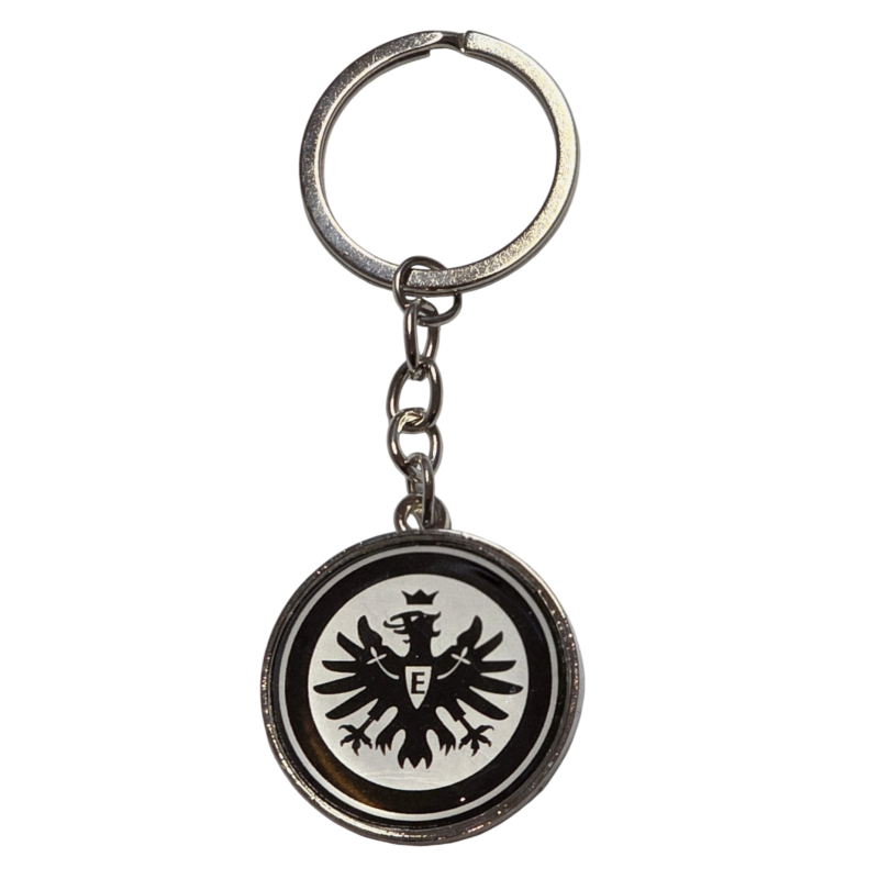 Eintracht Frankfurt Schlüsselanhänger - Logo schwarz - Anhänger SGE