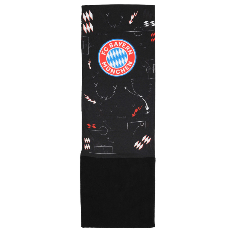 FC Bayern München Multifunktionstuch mit Fleece schwarz Kinder Schlauchschal | Tuch FCB