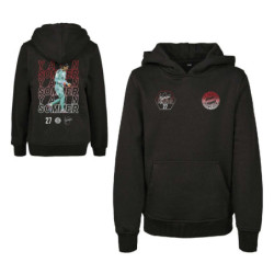 FC Bayern München Kinder Hoodie Schriftzüge - Yann Sommer - Gr. 152 schwarz Kapuzenpullover FCB