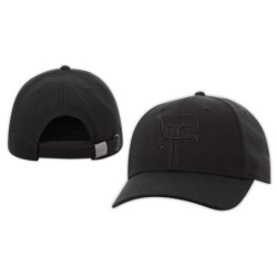 Hertha BSC Berlin Cap - Fahne schwarz - all black | Kappe | Basecap | HBSCB