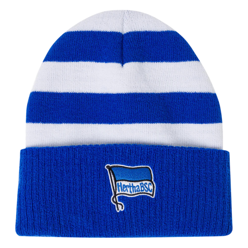 Hertha BSC Berlin Mütze blau-weiß gestreift | Beanie | HBSCB