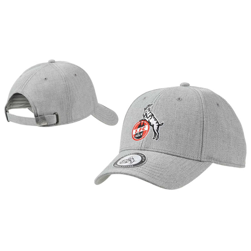1. FC Köln Kinder Basecap - Basic Logo - GRAU Kappe | Schildmütze | Cap