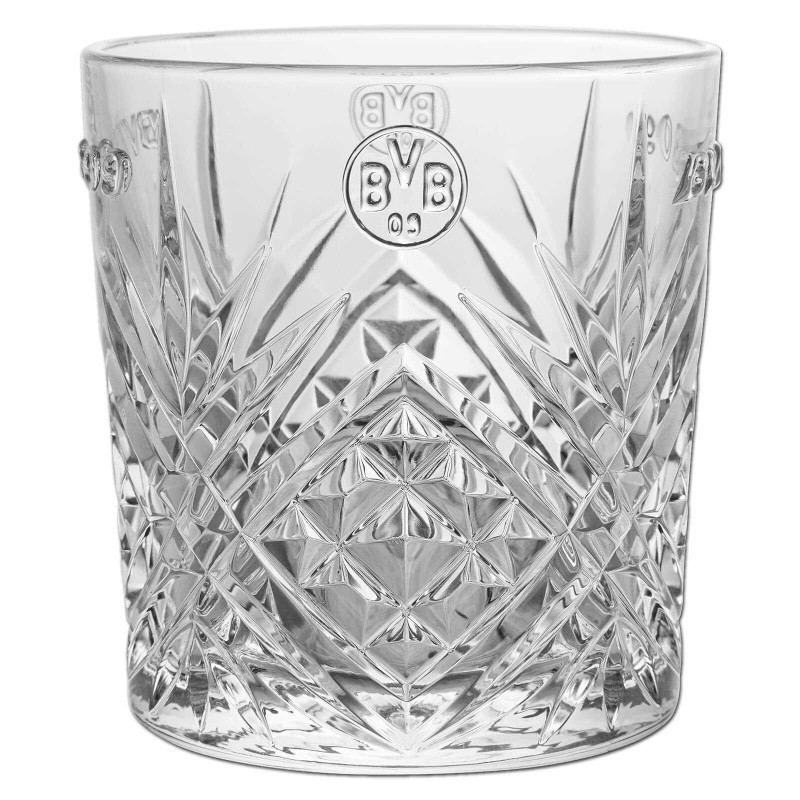 Borussia Dortmund Glas 2er Set in Kristallglas-Optik | Gin-Glas | Cocktail | Tumbler | BVB 09