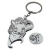 1. FC Köln Schlüsselanhänger Hennes mit Öffner & Einkaufschip Metall Anhänger Keychains