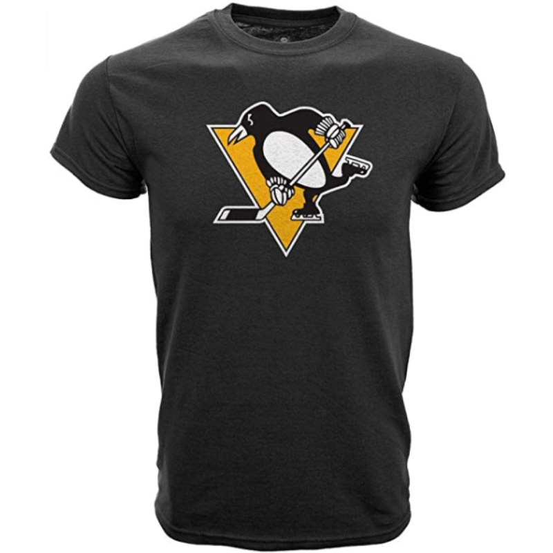 Levelwear NHL Pittsburgh Penguins T-Shirt - Core Logo - schwarz Shirt - Gr. S bis XXL